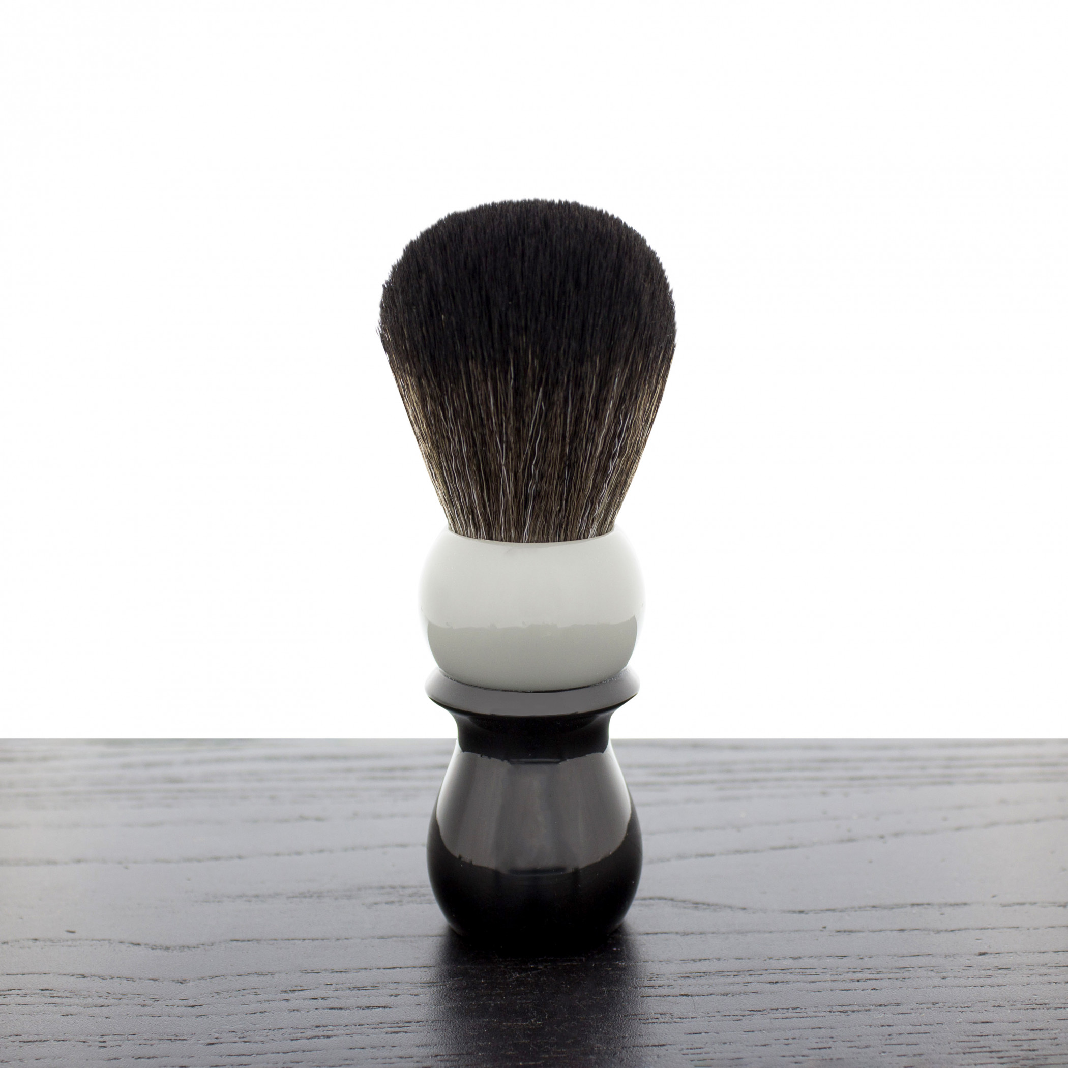Product image 0 for WCS Two-Tone Tall Synthetic Shaving Brush, Grey & Black